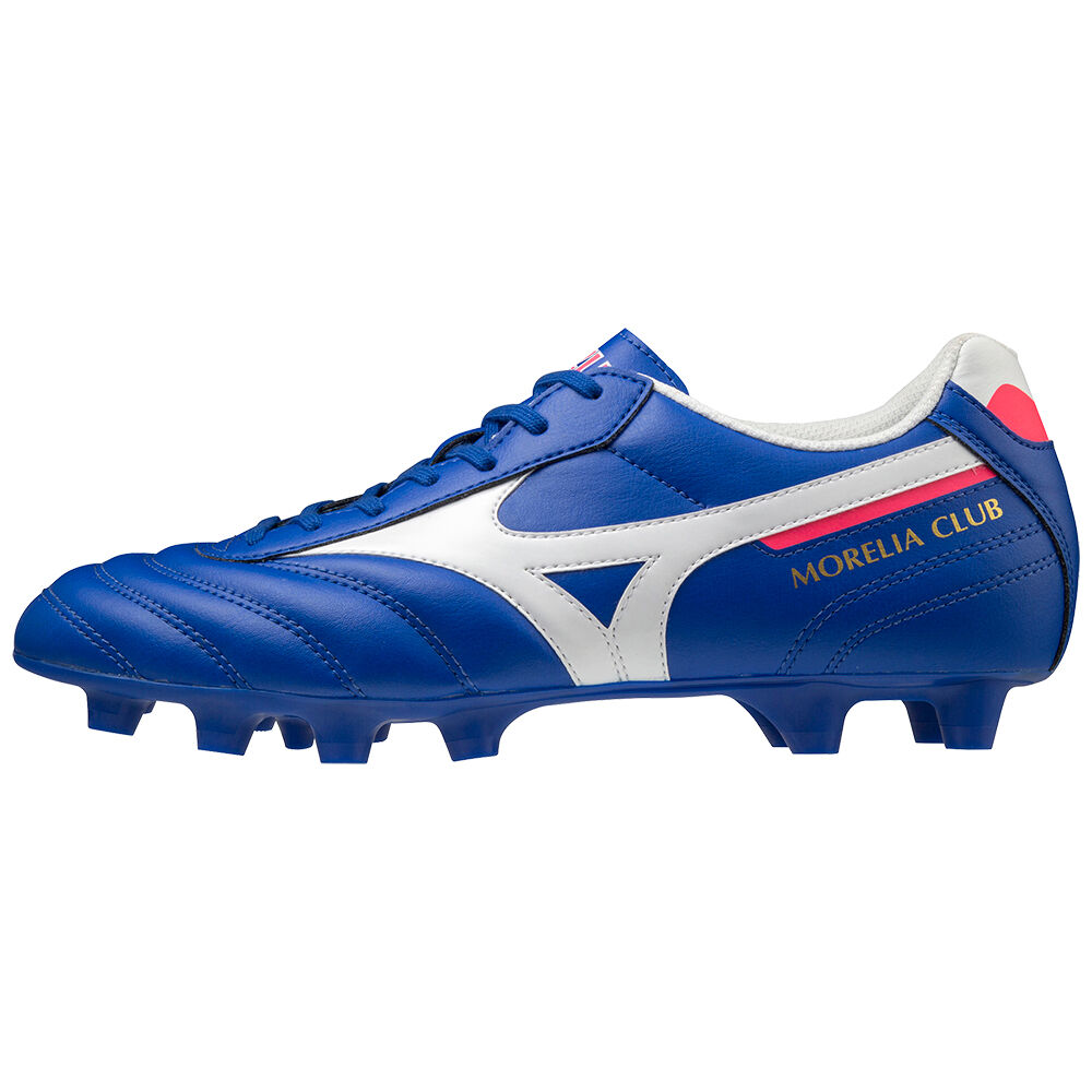 Womens Mizuno Morelia II Club Soccer Cleats Blue/White Philippines (PSUIJC423)